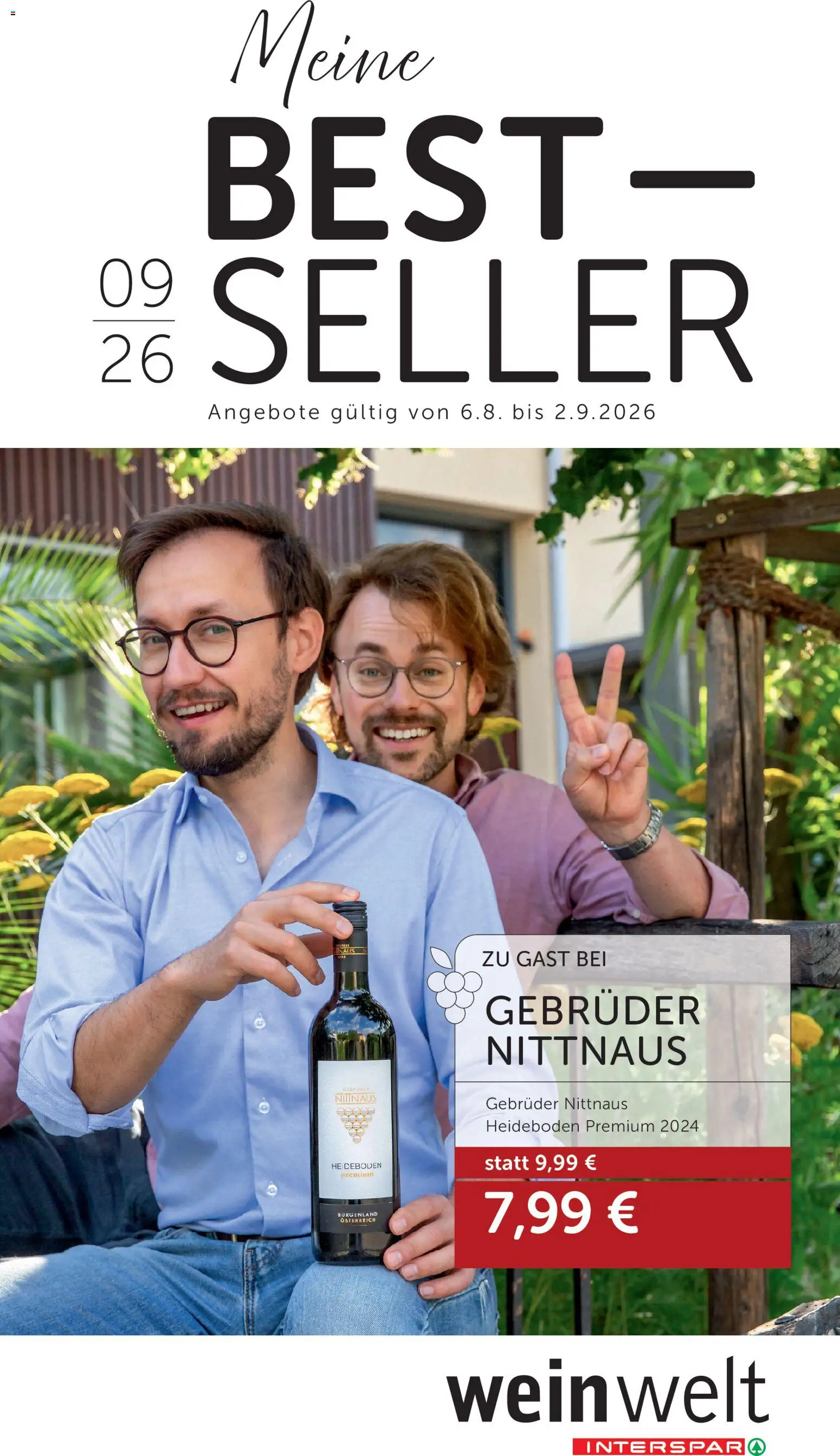 Interspar Wein Welt gültig ab 06.08.2026 | Seite: 1