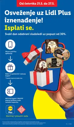 Lidl katalog - pregled Lidl kataloga - važi od 21.05.2026 | Strana: 19 | Proizvode: Brownie, Cheesecake