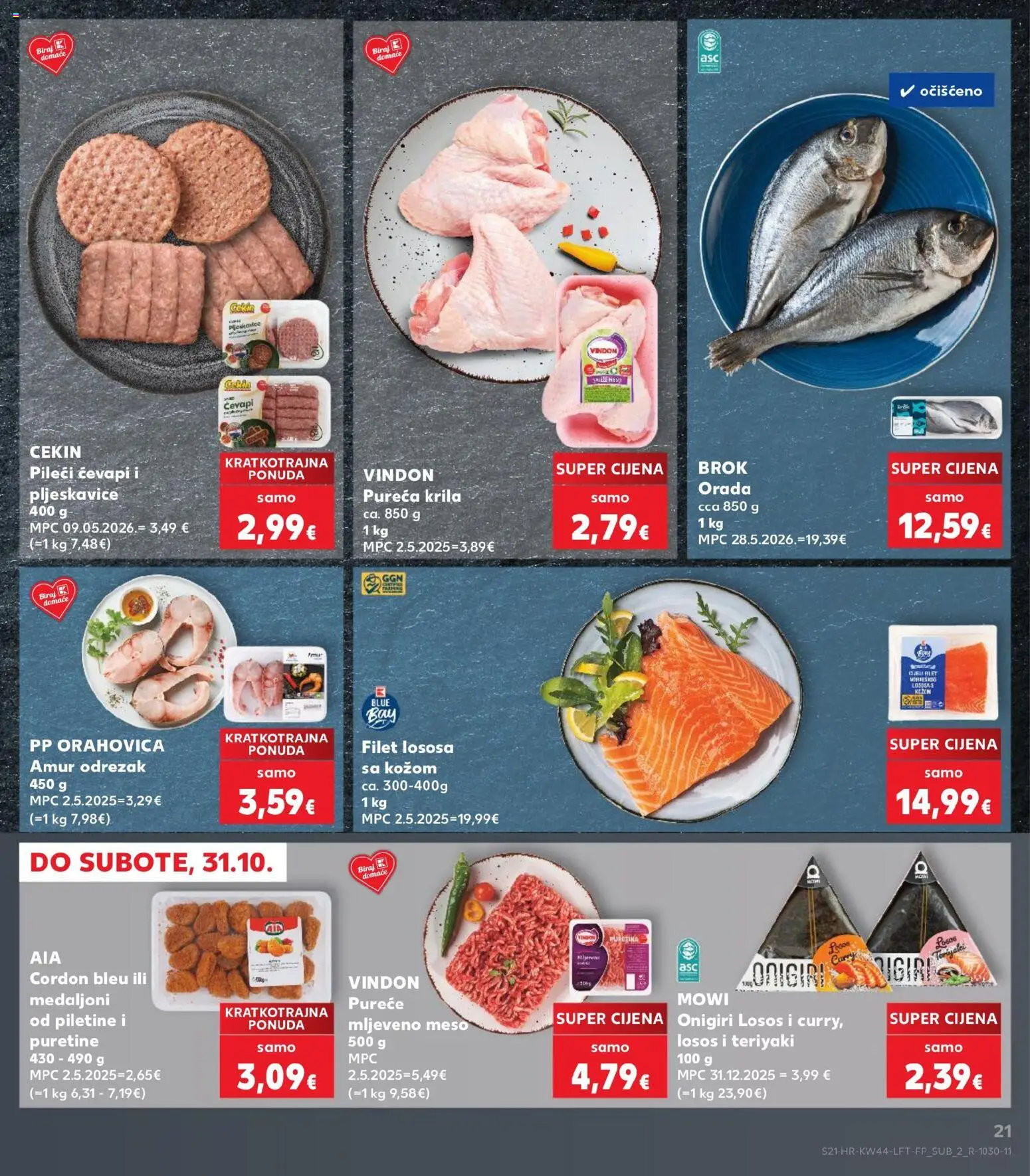 Kaufland HR akciós ujság - amely érvényes a következő dátumtól: 2026.10.28. | Oldal: 21