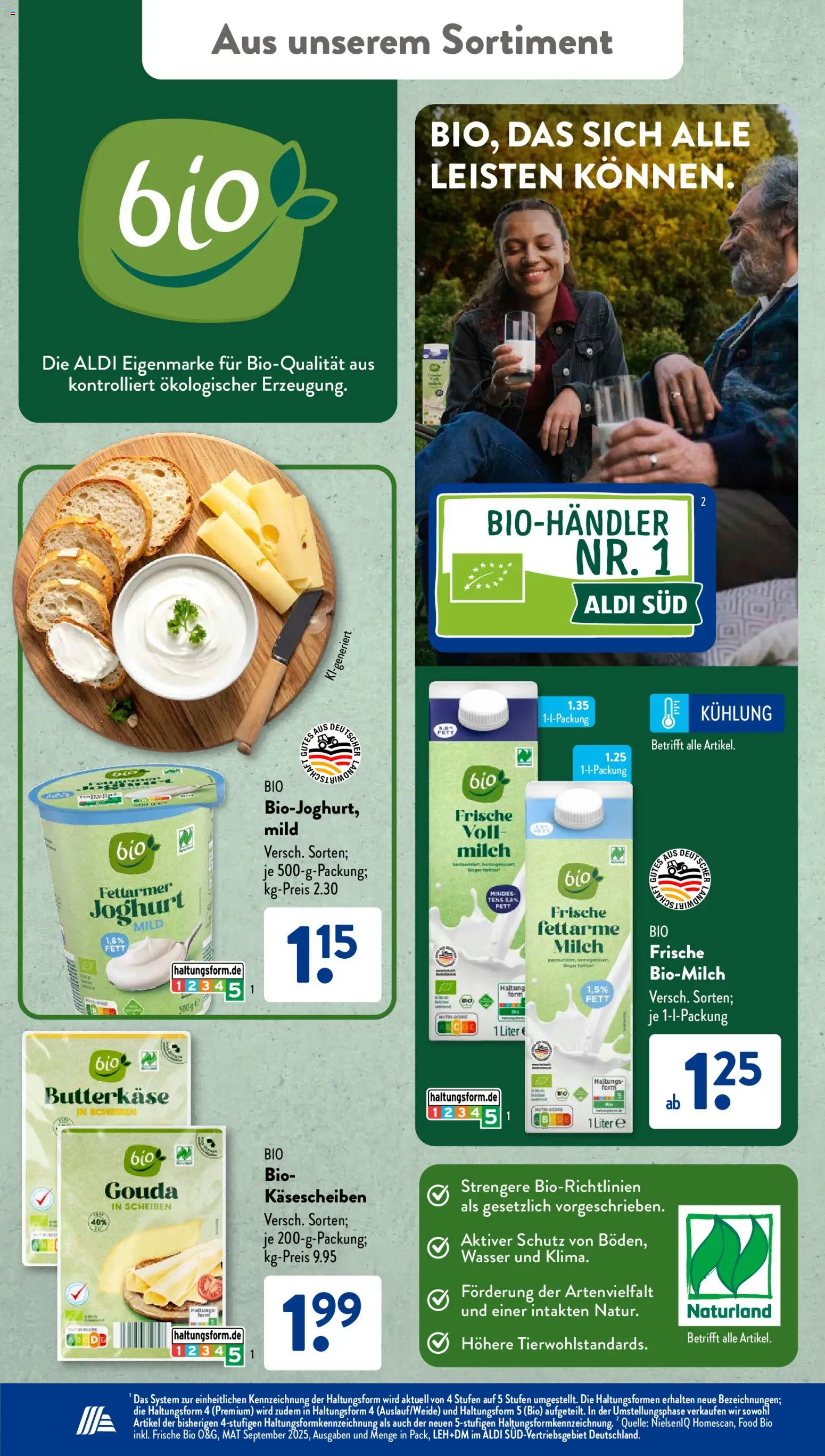 Aldi Süd Prospekt 	 – gültig ab 04.05.2026 | Seite: 20 | Produkte: Milch, Joghurt, Gouda, Wasser