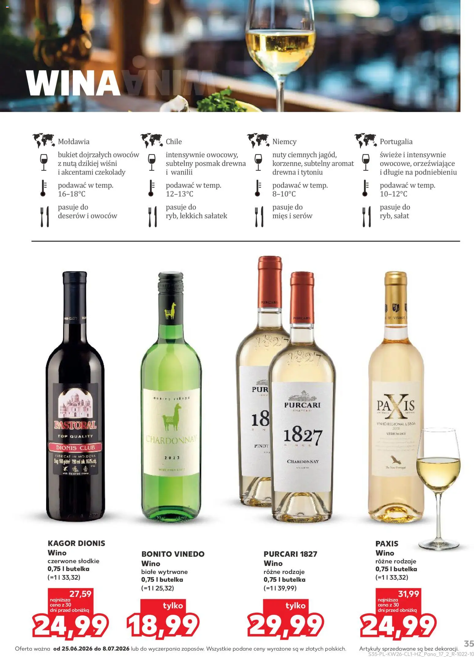 Kaufland Polsko leták - Barek od 25.06.2026 | Strana: 35 | Produkty: Kagor, Salát