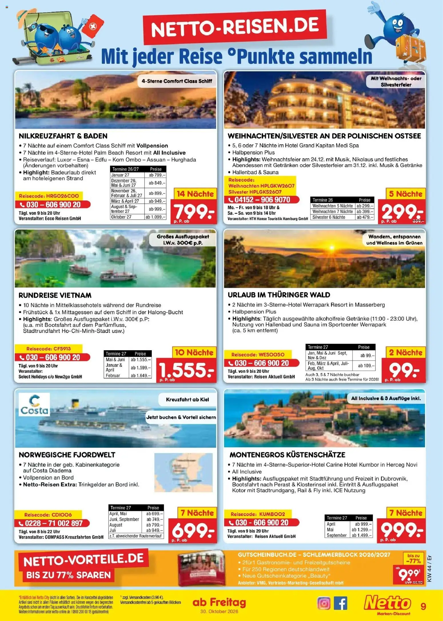 Netto Marken-Discount Prospekt Naumburg – gültig ab 26.10.2026 | Seite: 54 | Produkte: Uhr