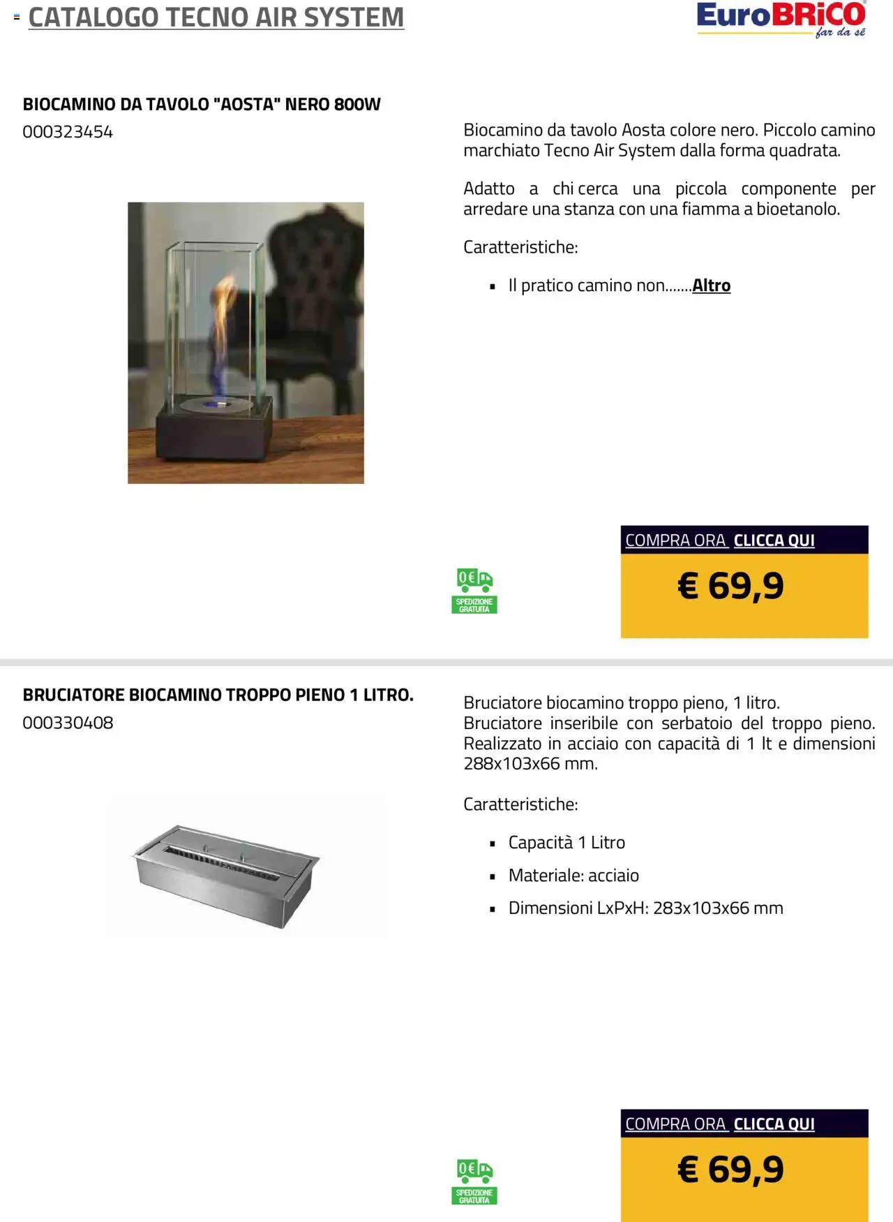 Volantino Eurobrico del 23.07.2025 | Pagina: 3 | Prodotti: Tavolo