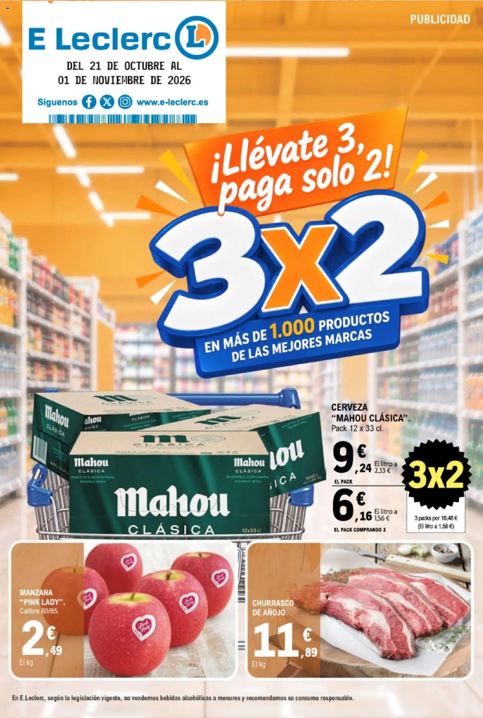 Folleto E Leclerc - Página 1 - Ofertas válidas hasta el 1 de noviembre de 2026