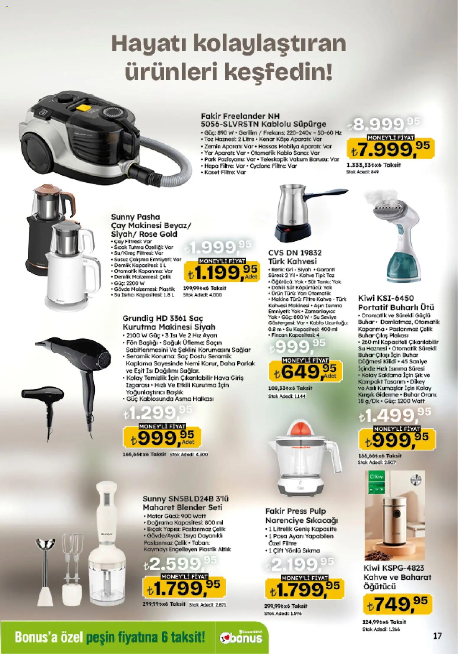 Migros Katalog - Migroskop - 20 Ağustos 2026 tarihinden itibaren geçerlidir | Sayfa: 136 | Ürünler: Blender, Su, Kablo, Ütü