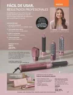 Vista previa Catálogo AVON campaña 7 válido desde el 01/07/2026 | Página: 147 | Productos: Cepillo, Bolsa, Ρούτερ