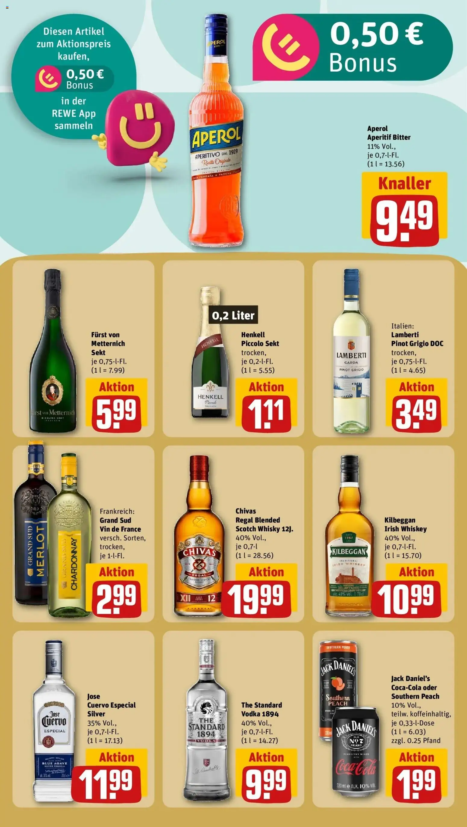 REWE Prospekt ab 26.10.2026 zum Blättern » Angebote | Seite: 18 | Produkte: Cola, Merlot, Vodka, Whiskey