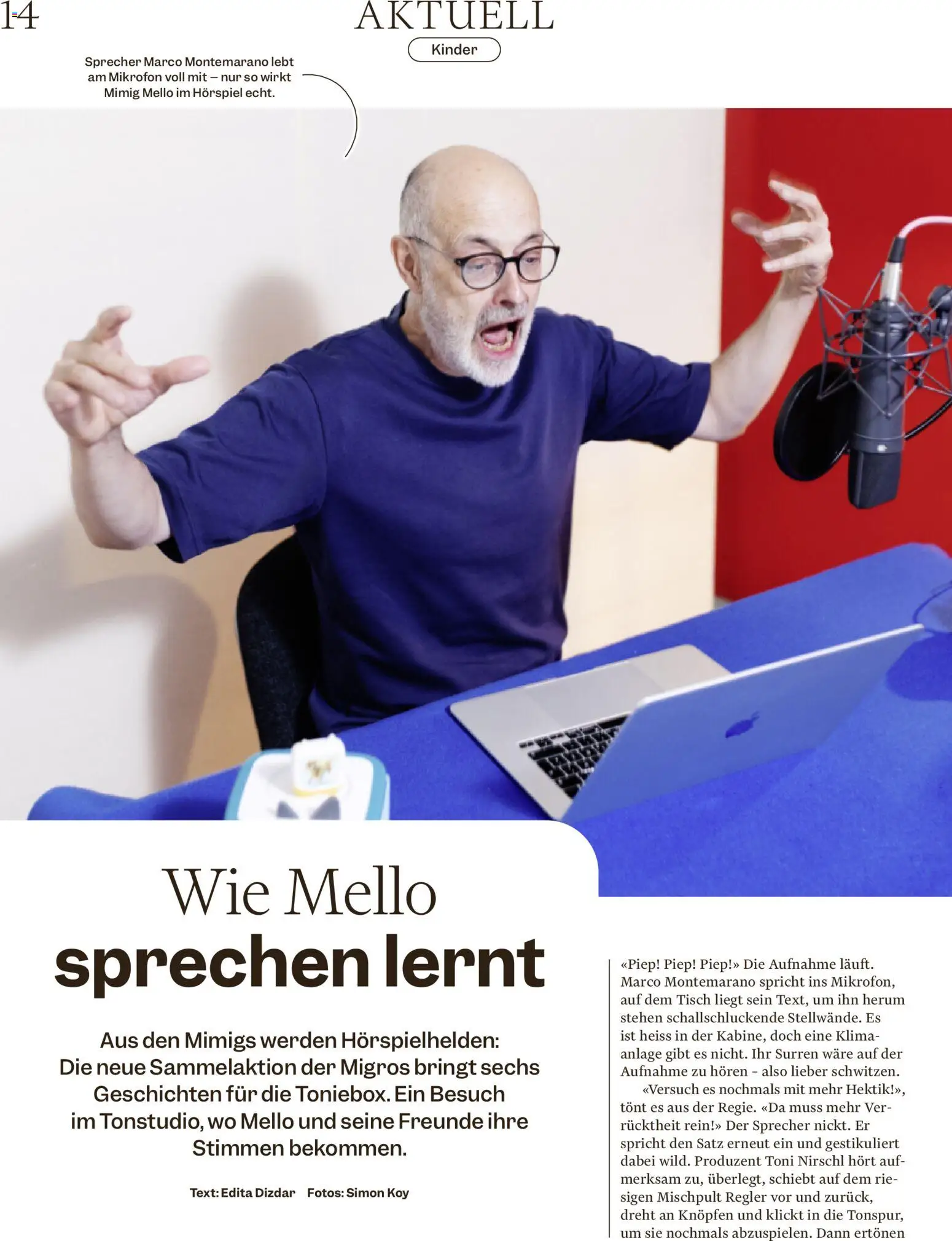 Migros aktionen Magazin – gültig ab 12.08.2026 | Seite: 14 | Produkte: Tisch, Audio, Player, Mikrofon