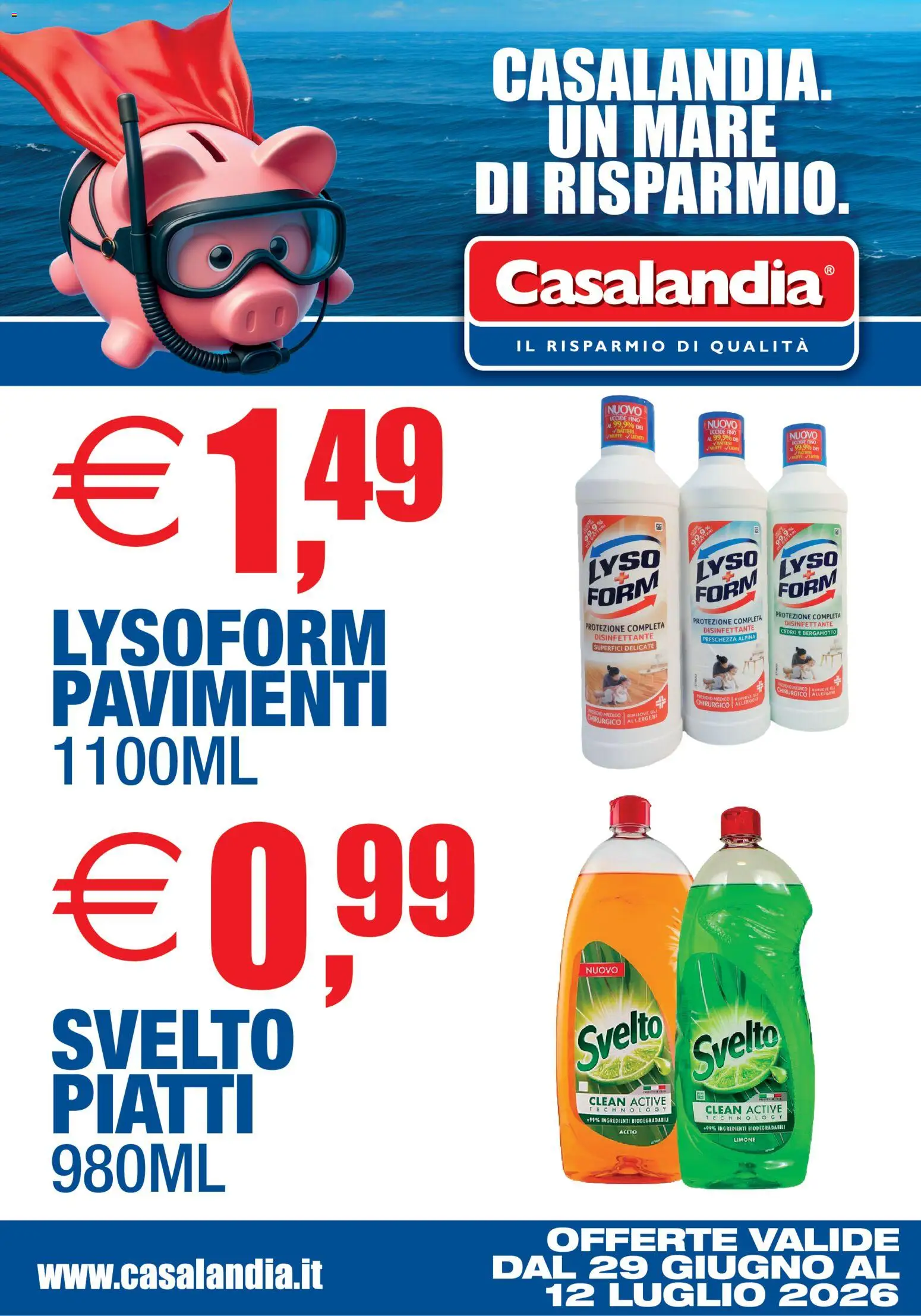 Volantino Casalandia del 29/06/2026 | Pagina: 2 | Prodotti: Limone, Aceto