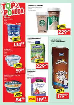 Mercator katalog - pregled Mercator kataloga - važi od 14.09.2026 | Strana: 20 | Proizvode: Šlag, Čokoladno mleko, Mleko, Šlag krem