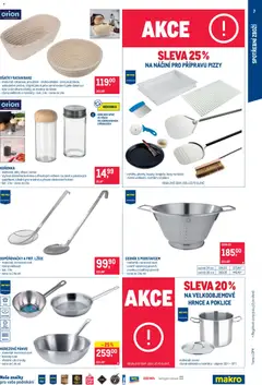Náhled letáku Makro leták - Nepotravinové zboží od 07.10.2026 | Strana: 7 | Produkty: Hrnce, Koření, Cedník, Těsto