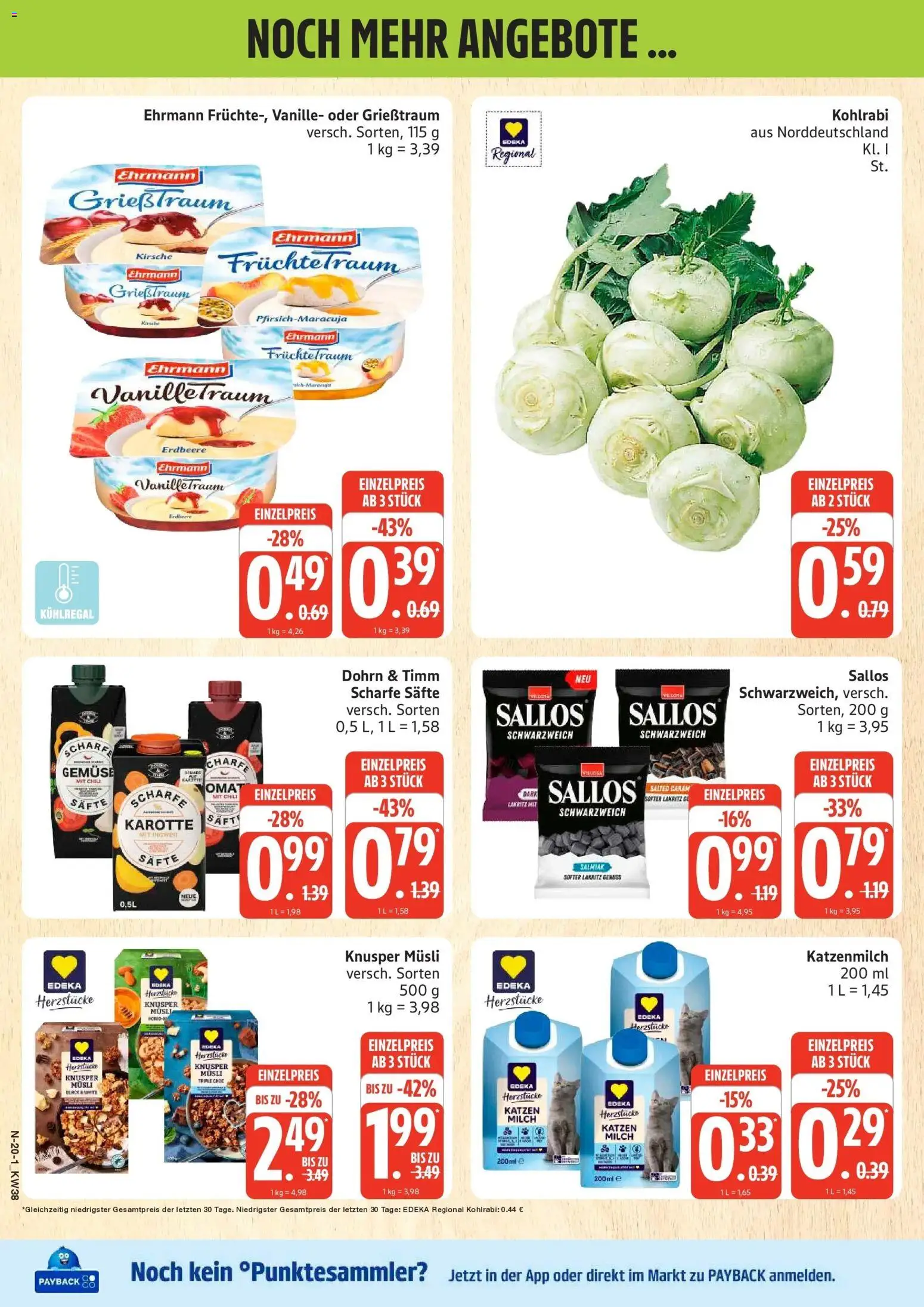 Marktkauf Prospekt Neuenkirchen (ab 14.09.2026) » Angebote online | Seite: 20 | Produkte: Milch, Kohlrabi, Chili, Karotte