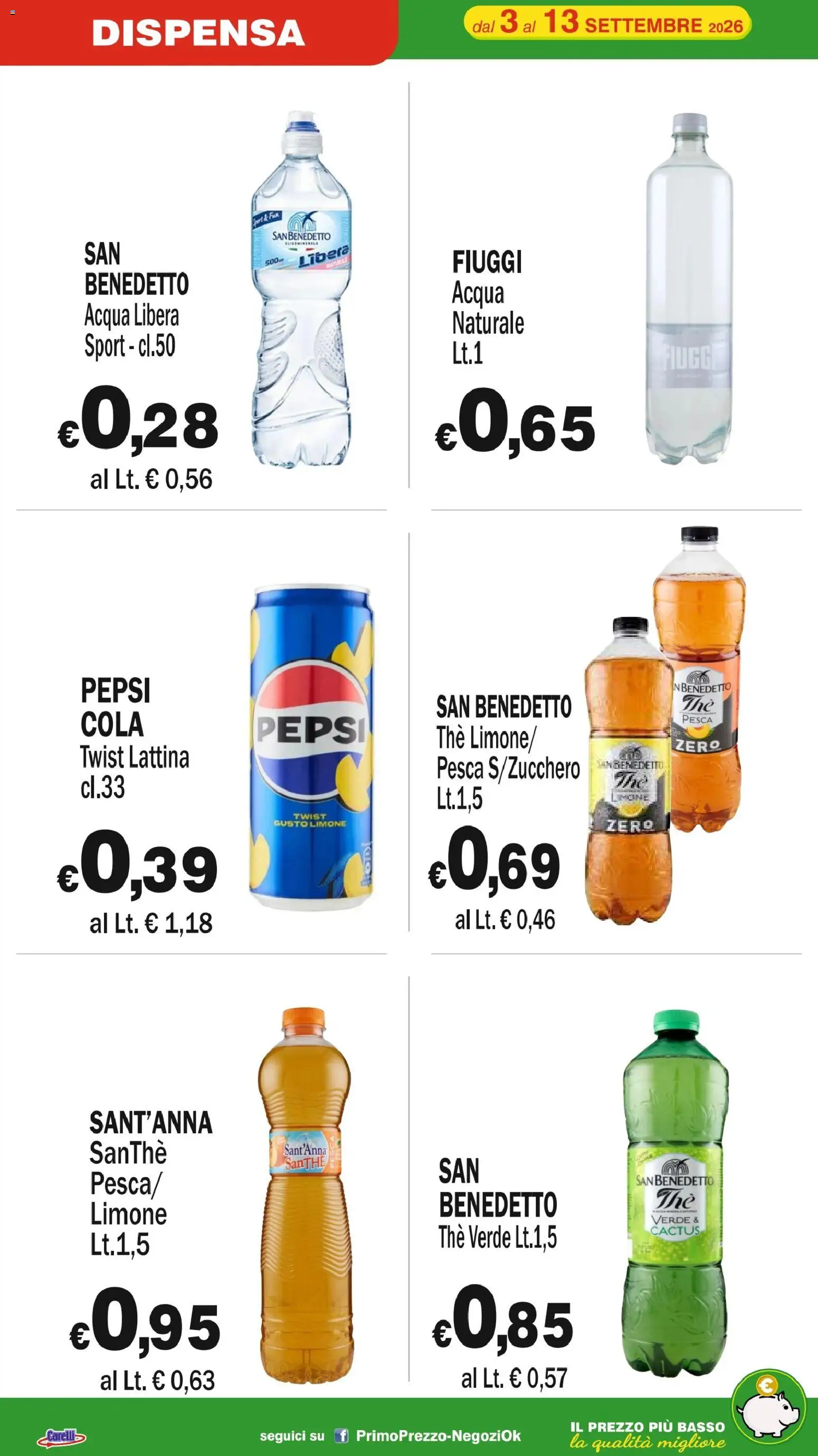 Volantino Primo Prezzo del 03/09/2026 | Pagina: 12