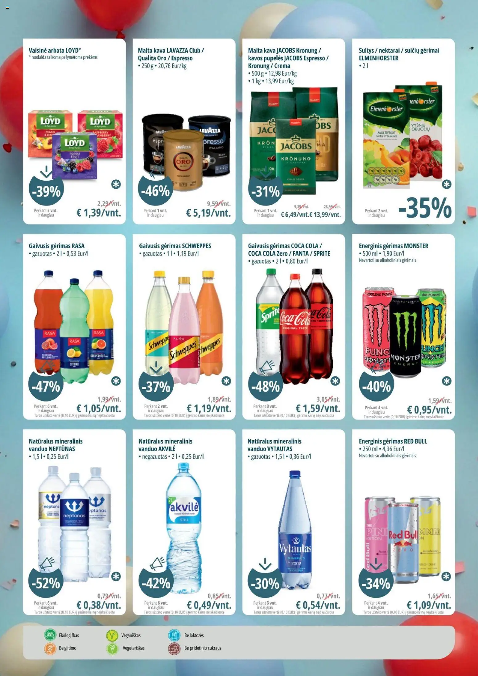 ePromo akcijos nuo 29.05.2026 | Puslapis: 10 | Prekių: Pupelės, Kava, Sultys, Arbata