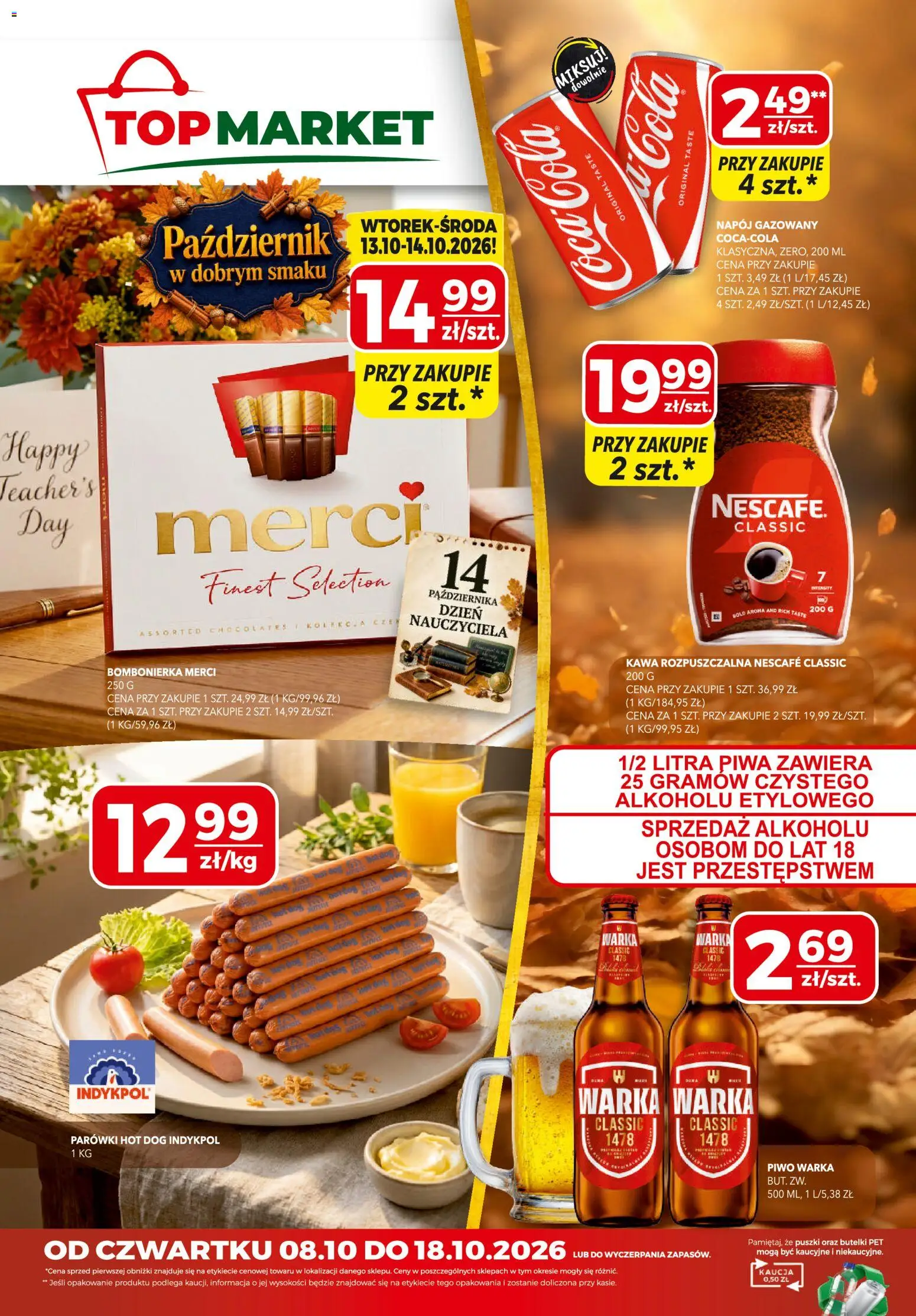 Top Market Czwartek, 8 Października Świeże Produkty