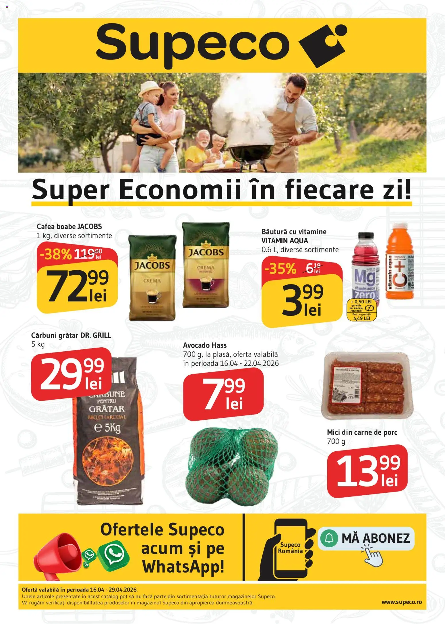 Noul catalog Supeco – valabil de la 16.04.2026 | Pagină: 1 | Produse: Grill, Grătar, Cremă, Carne De Porc