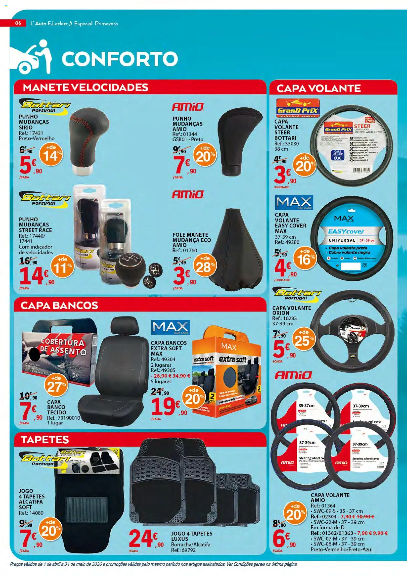 E.Leclerc folheto Auto │ válido de 01.04.2026 | Página: 6 | Produtos: Banco, Pó