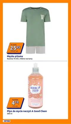 Pogląd oferty "Action gazetka" - ważna od 17.06.2026 | Strona: 12 | Produkty: Piżama, Płyn do mycia naczyń