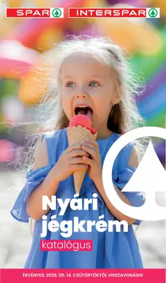 Interspar Jégkrém katalógus - amely érvényes a következő dátumtól: 2026.05.14.