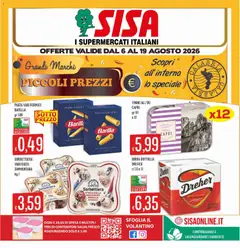 Anteprima del volantino SISA volantino Calabria valido a partire dal 06/08/2026