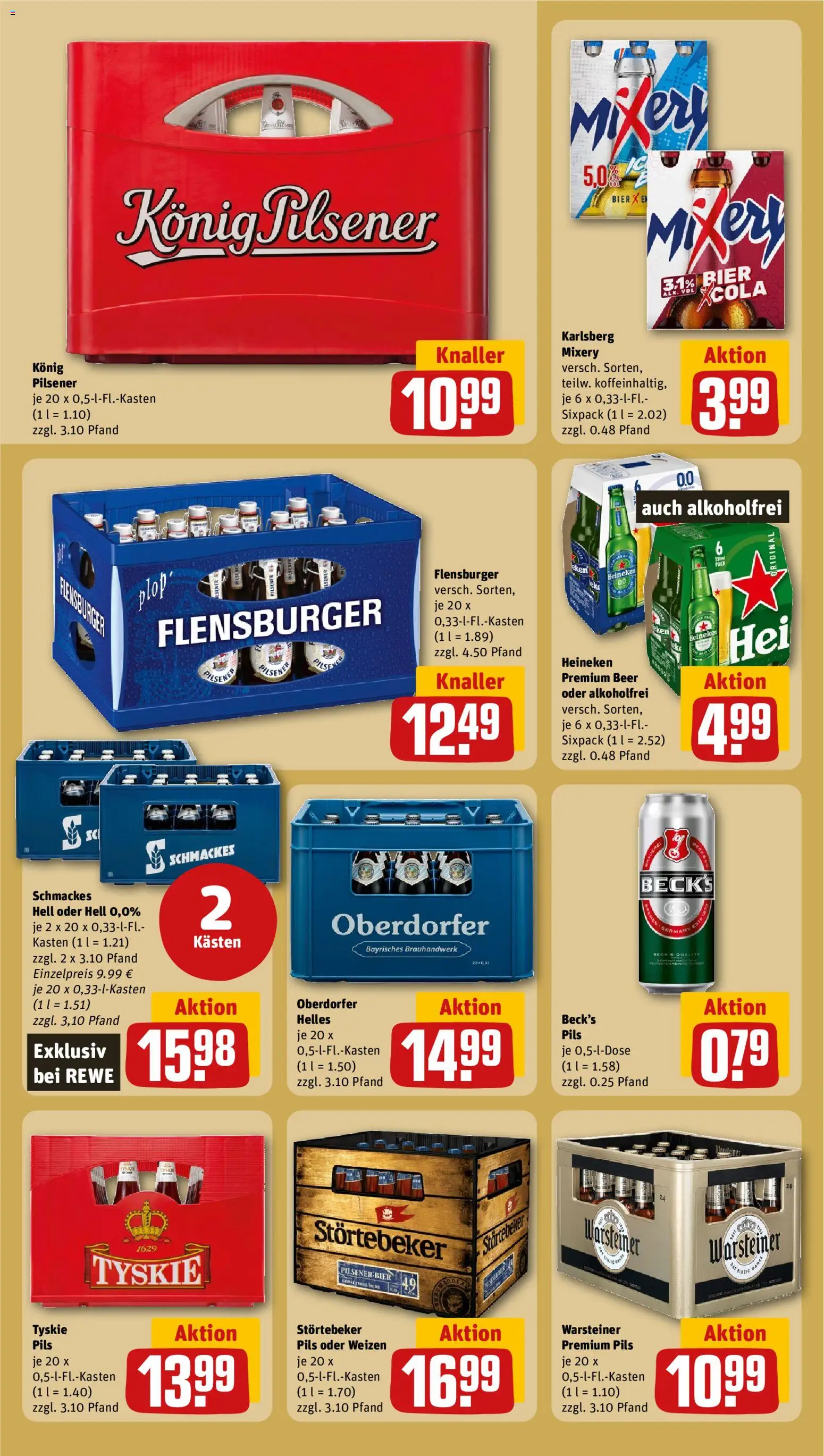 Rewe ihr Kaufpark Prospekt – gültig ab 13.07.2026 | Seite: 19 | Produkte: Bier, Pils, Warsteiner, Mixery