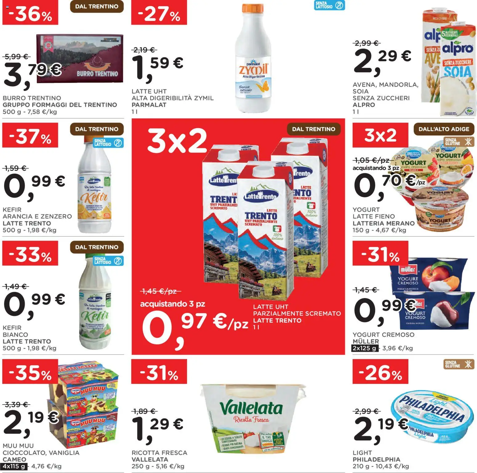 Volantino Poli del 03.06.2026 | Pagina: 10 | Prodotti: Yogurt, Latte, Burro, Arancia