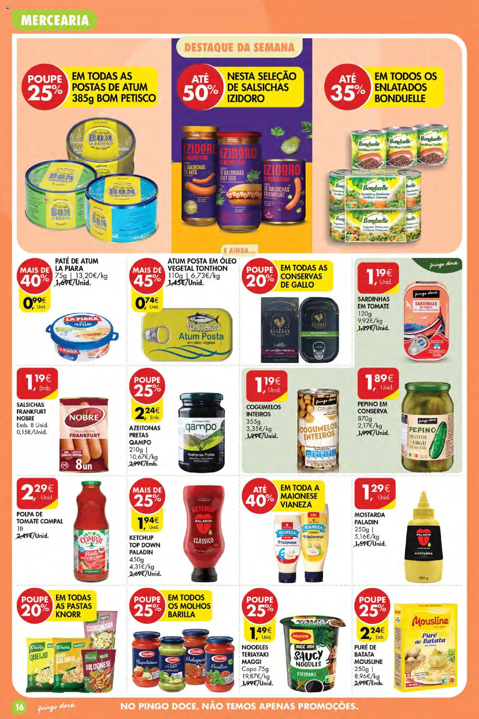 Pingo Doce Poupe Esta Semana Açores │ válido de 10/09/2026 | Página: 16 | Produtos: Cenouras, Lentilhas, Mercearia, Pepino