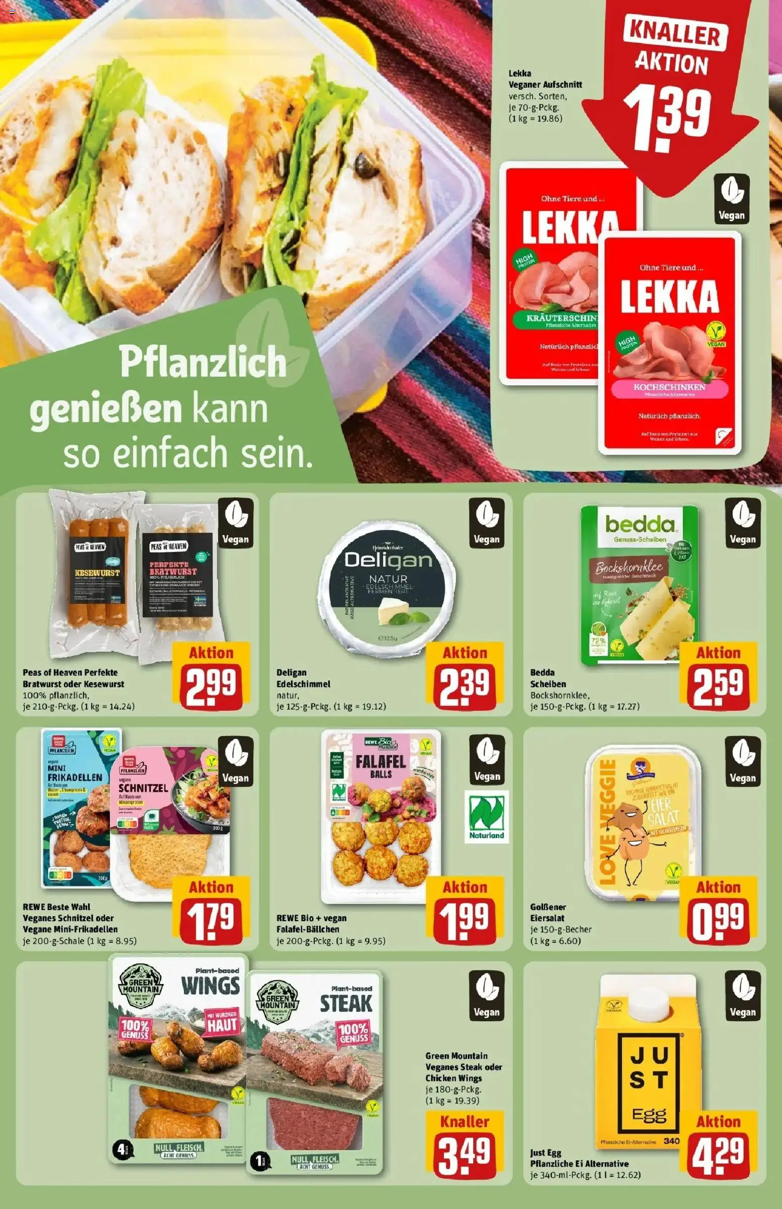 Rewe Prospekt Berlin / Tiergarten – gültig ab 17.05.2026 | Seite: 20 | Produkte: Käse, Bratwurst, Schnitzel, Salat