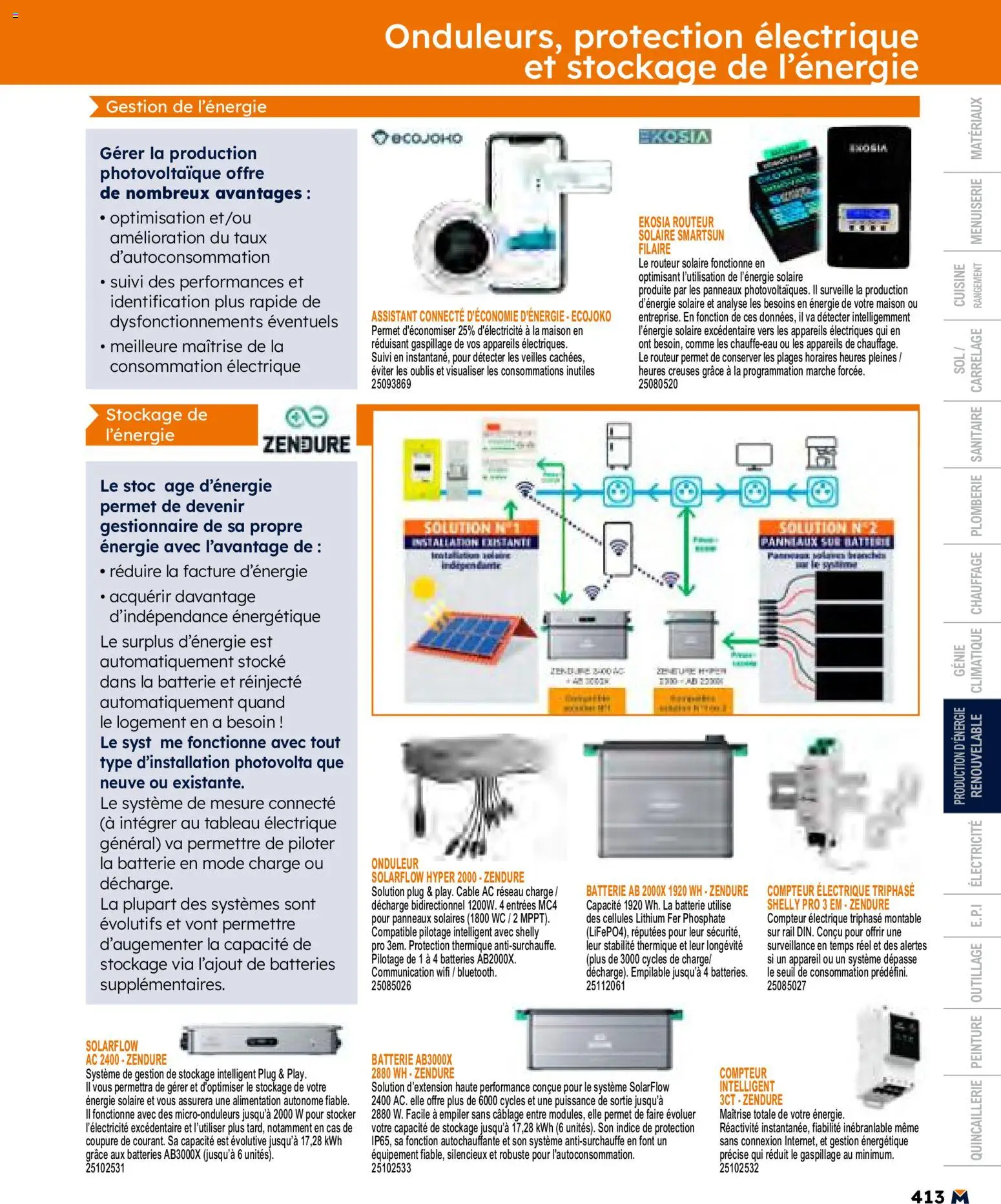 {H1} | Page: 413 | Produits: Câble, Batterie, Routeur