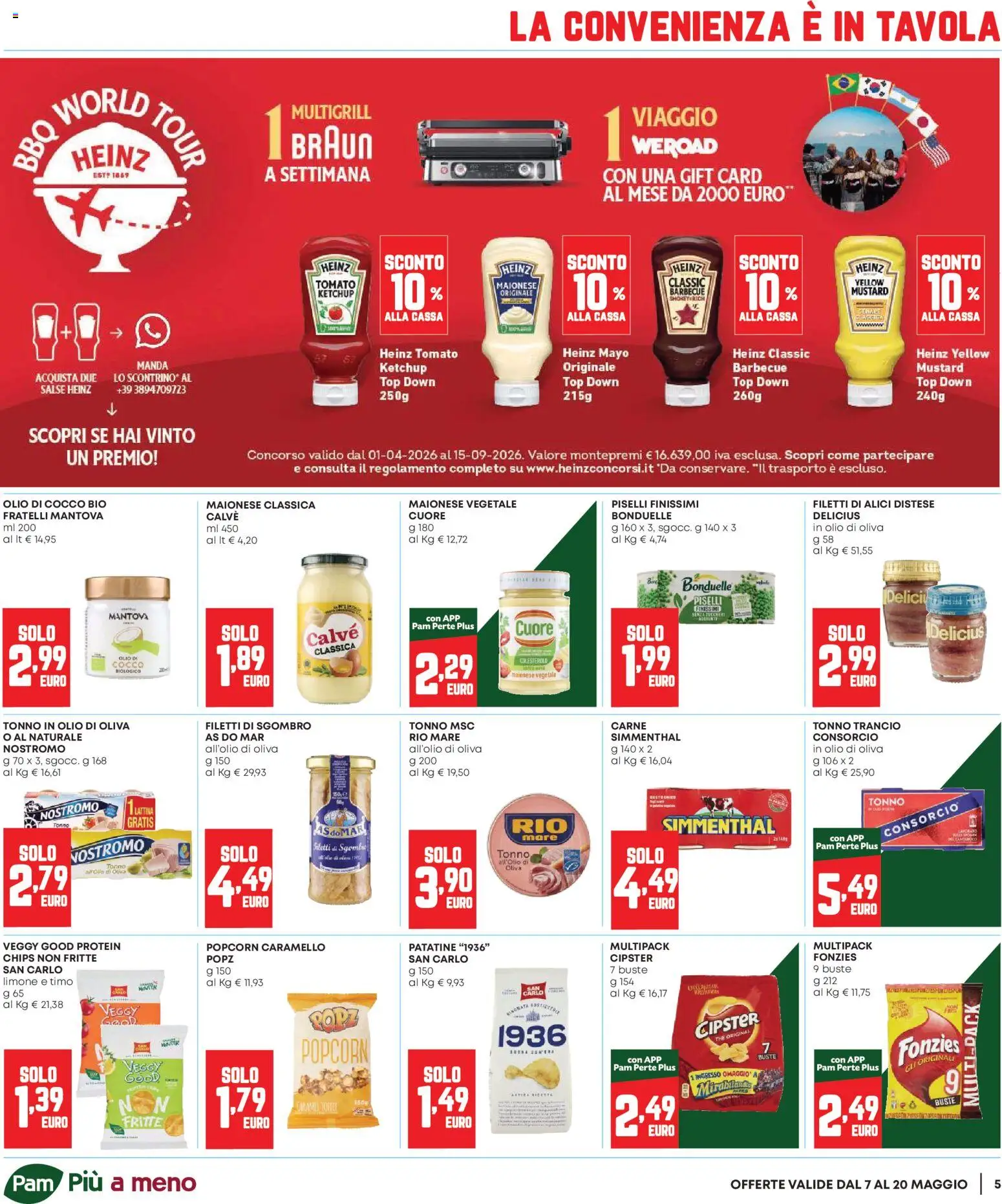 Volantino Panorama del 07.05.2026 | Pagina: 5 | Prodotti: Patatine, Barbecue, Olio, Olio di Oliva
