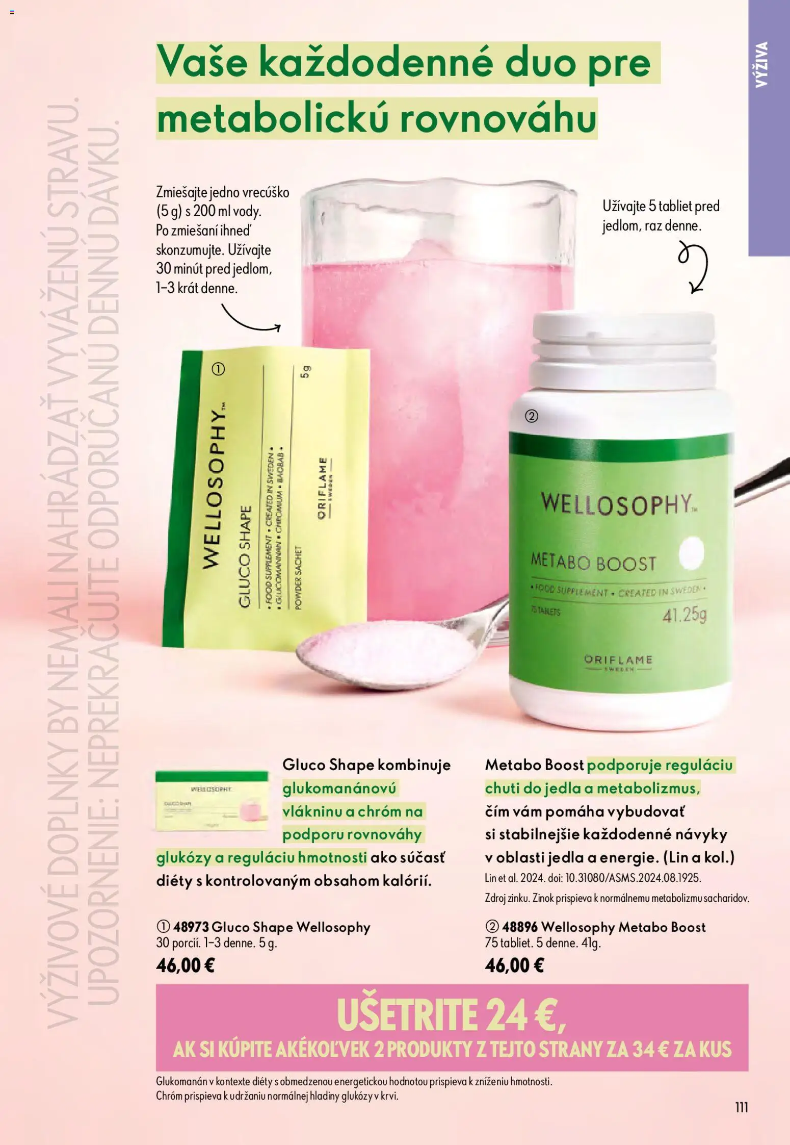 Nové Oriflame akcie – leták je platný od 19.08.2026 | Strana: 111 | Produkty: Metabo