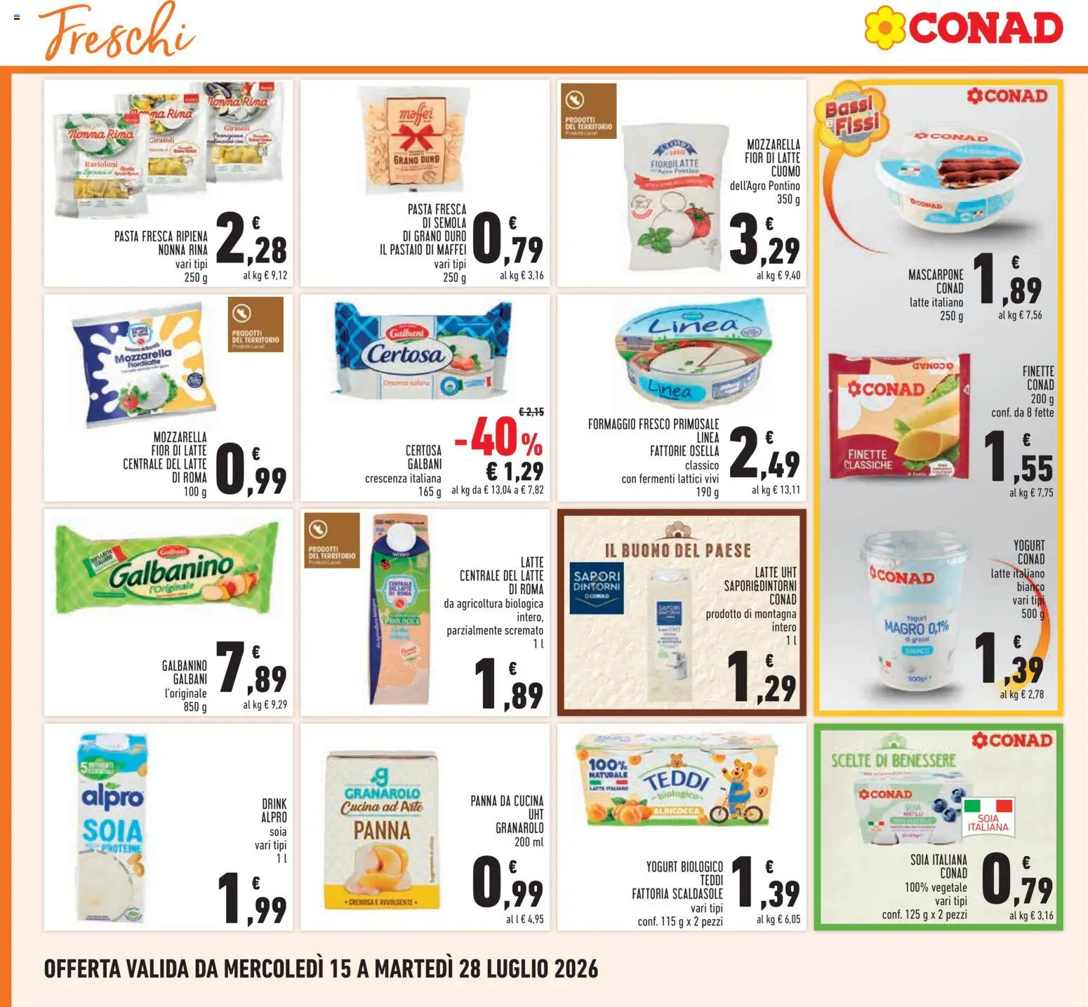 Volantino Conad del 15/07/2026 | Pagina: 14