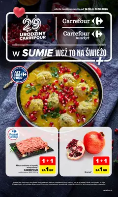 Pogląd oferty "Carrefour gazetka - Weź to na świeżo" - ważna od 12.10.2026