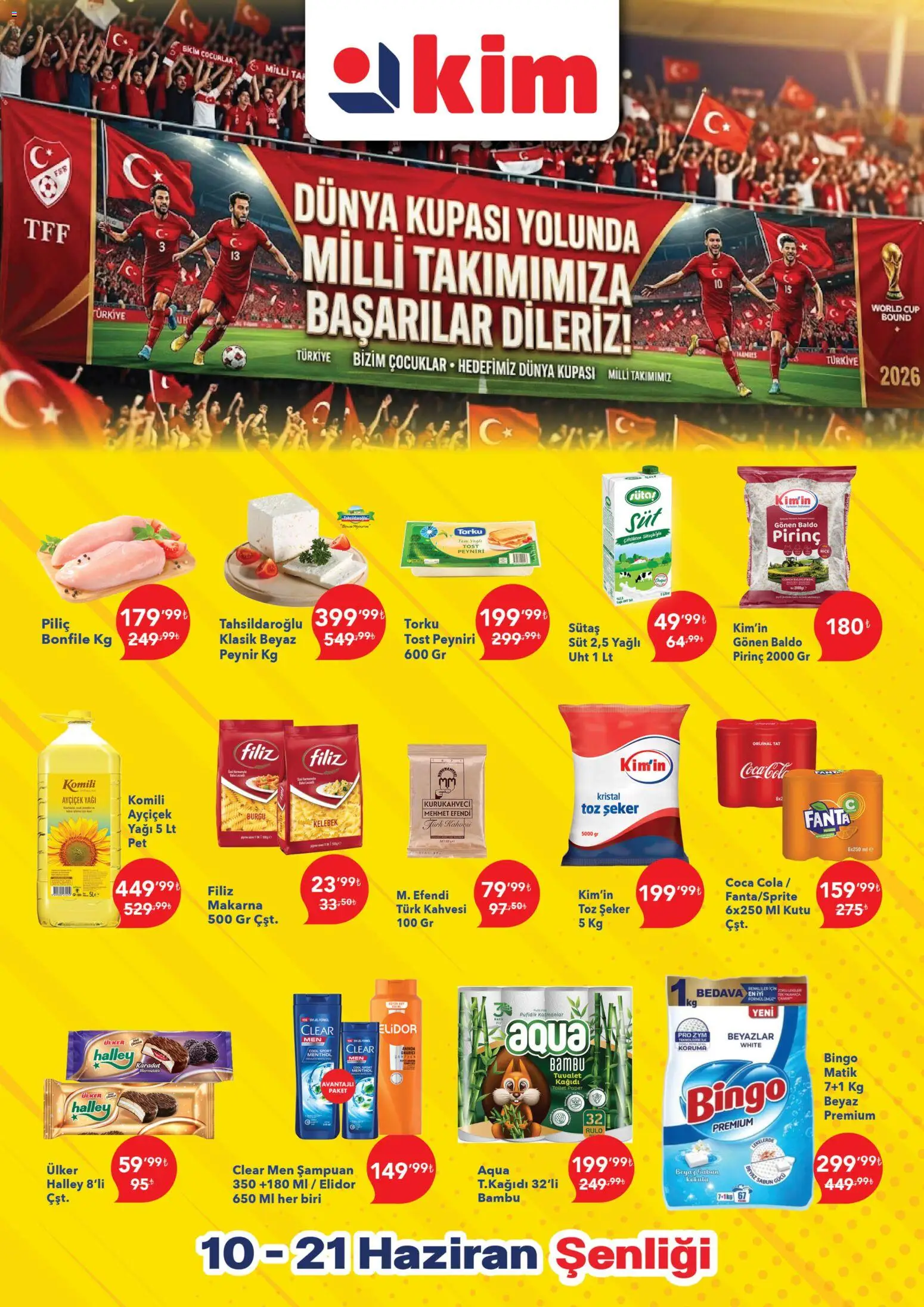 Kim Market Katalog - Marmara Insert - 10.06.2026 tarihinden itibaren geçerlidir | Sayfa: 1 | Ürünler: Kutu, Şampuan, Süt, Şeker