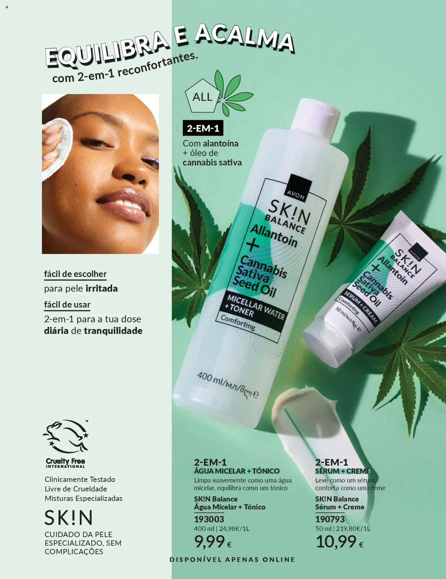 Catálogo Avon Campanha 4 │ válido de 01.04.2026 | Página: 186 | Produtos: Agua, Toner, Sérum, Creme