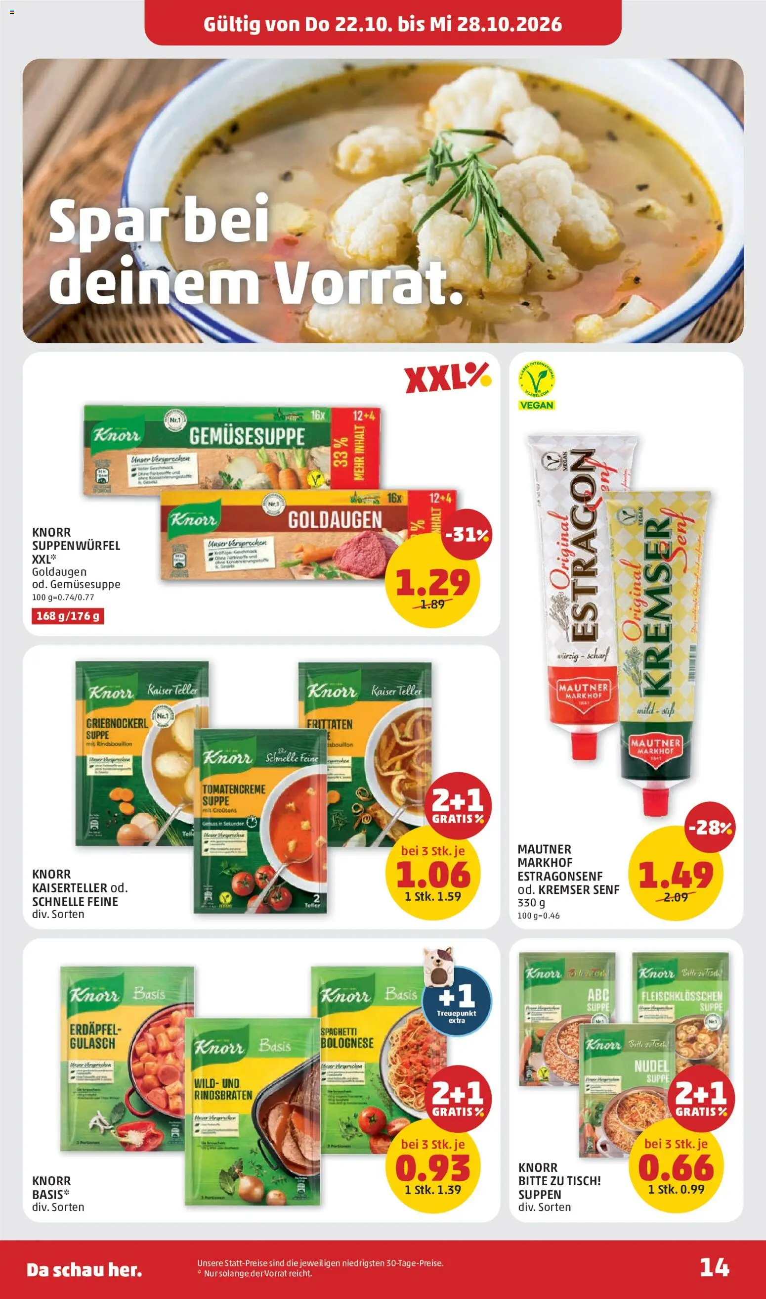 Penny Markt Flugblatt gültig ab 22.10.2026 | Seite: 14