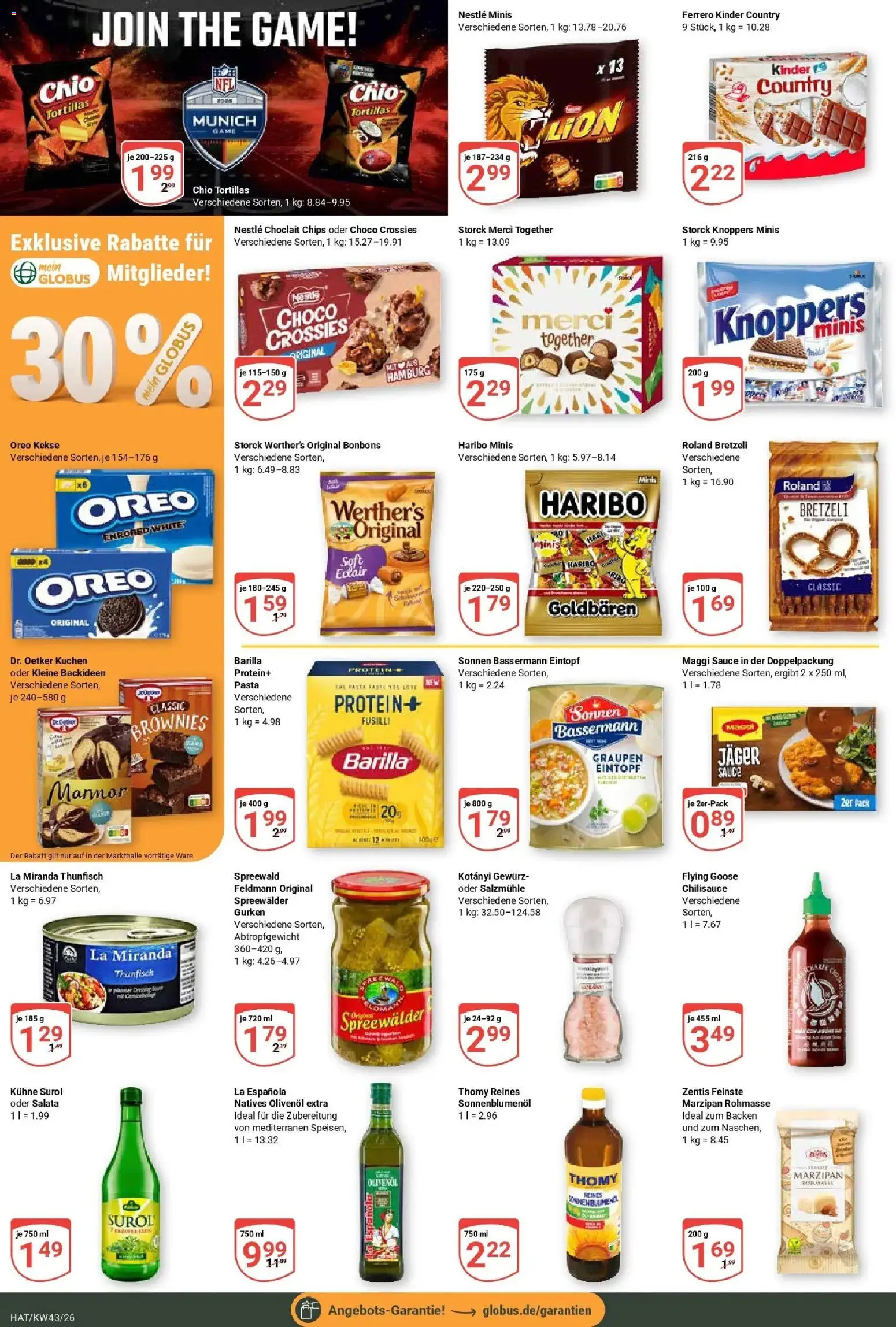 Globus Prospekt Hattersheim (ab 19.10.2026) » Angebote online | Seite: 14 | Produkte: Tortillas, Haribo, Chio tortillas, Kuchen