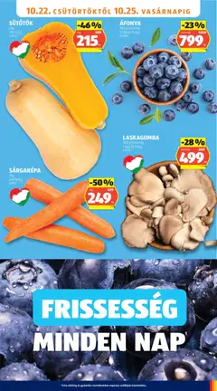 Aldi akciós újság - amely érvényes a következő dátumtól: 2026.10.22. | Oldal: 7