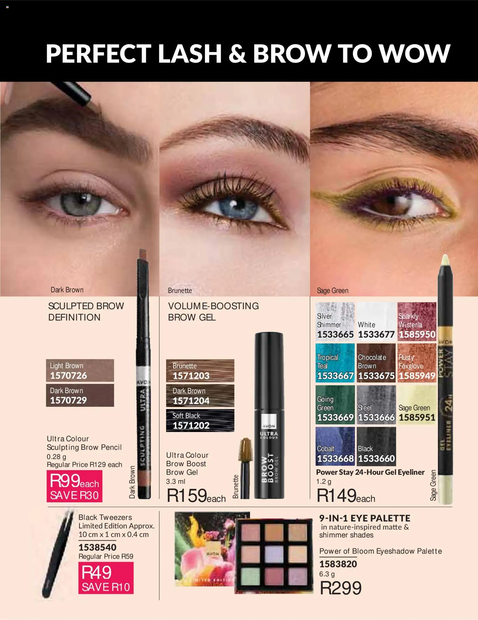 New Avon catalogue – valid from 01/09/2026 | Page: 45 | Products: Pencil, Light, Chocolate, Eyeliner