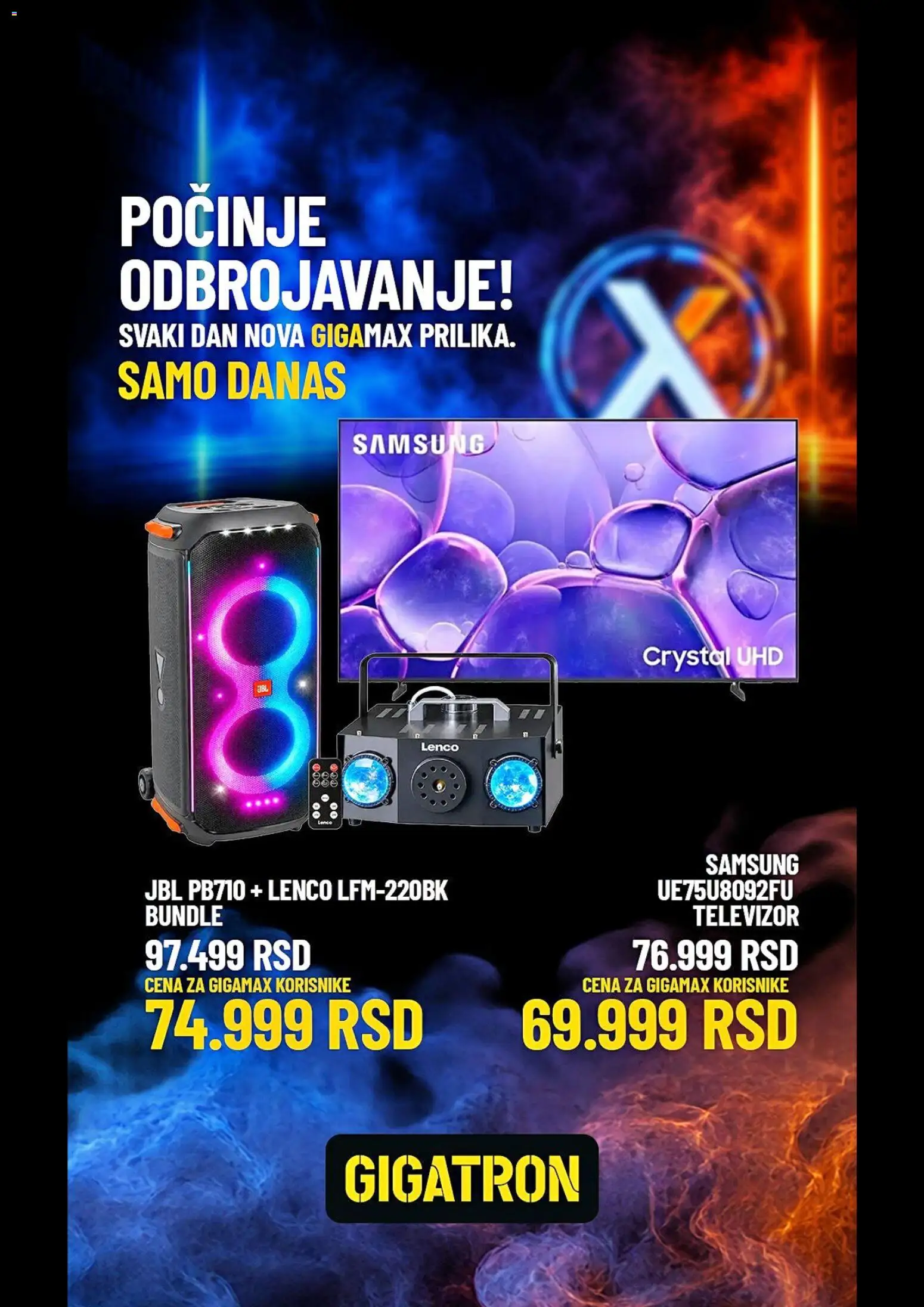 Gigatron katalog - važi od 28.09.2026 | Strana: 2 | Proizvode: Televizor