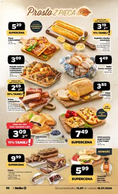 Pogląd oferty "Ciasto, Ciasto kakaowo-orzechowo-wafelkowe Gotszlik 300 g; zebra Lazur 400 g" - ważna od 13.07.2026 | Strona: 10