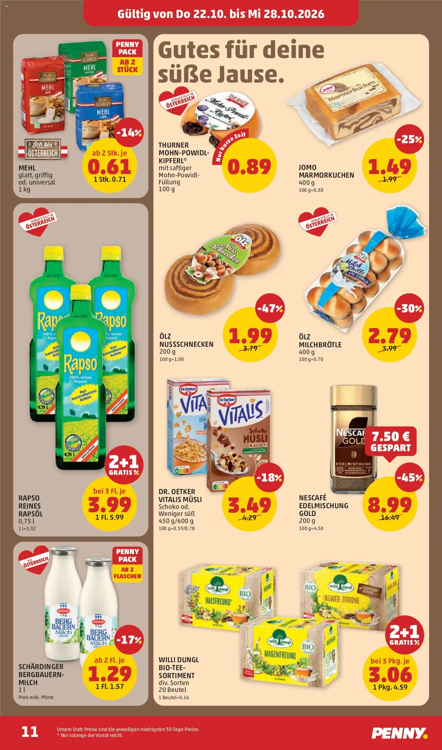 Penny Markt Flugblatt gültig ab 22.10.2026 | Seite: 11