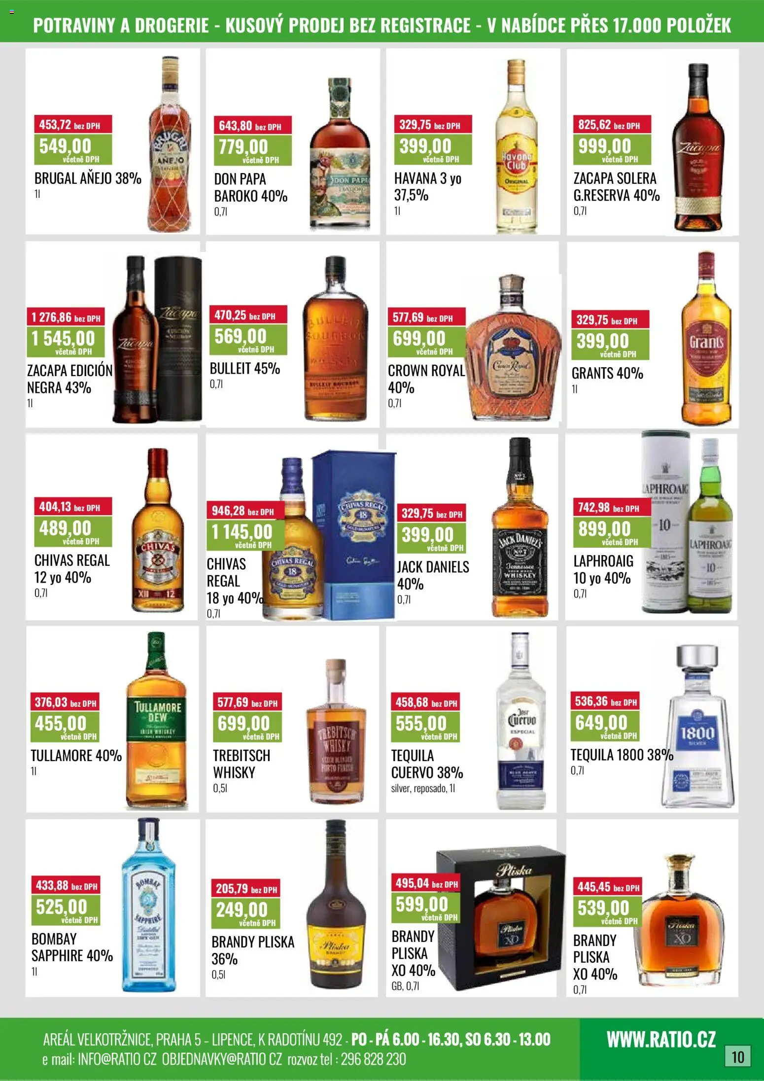 Ratio leták od 01.07.2026 | Strana: 11 | Produkty: Whiskey, Chivas Regal, Brandy, Regál