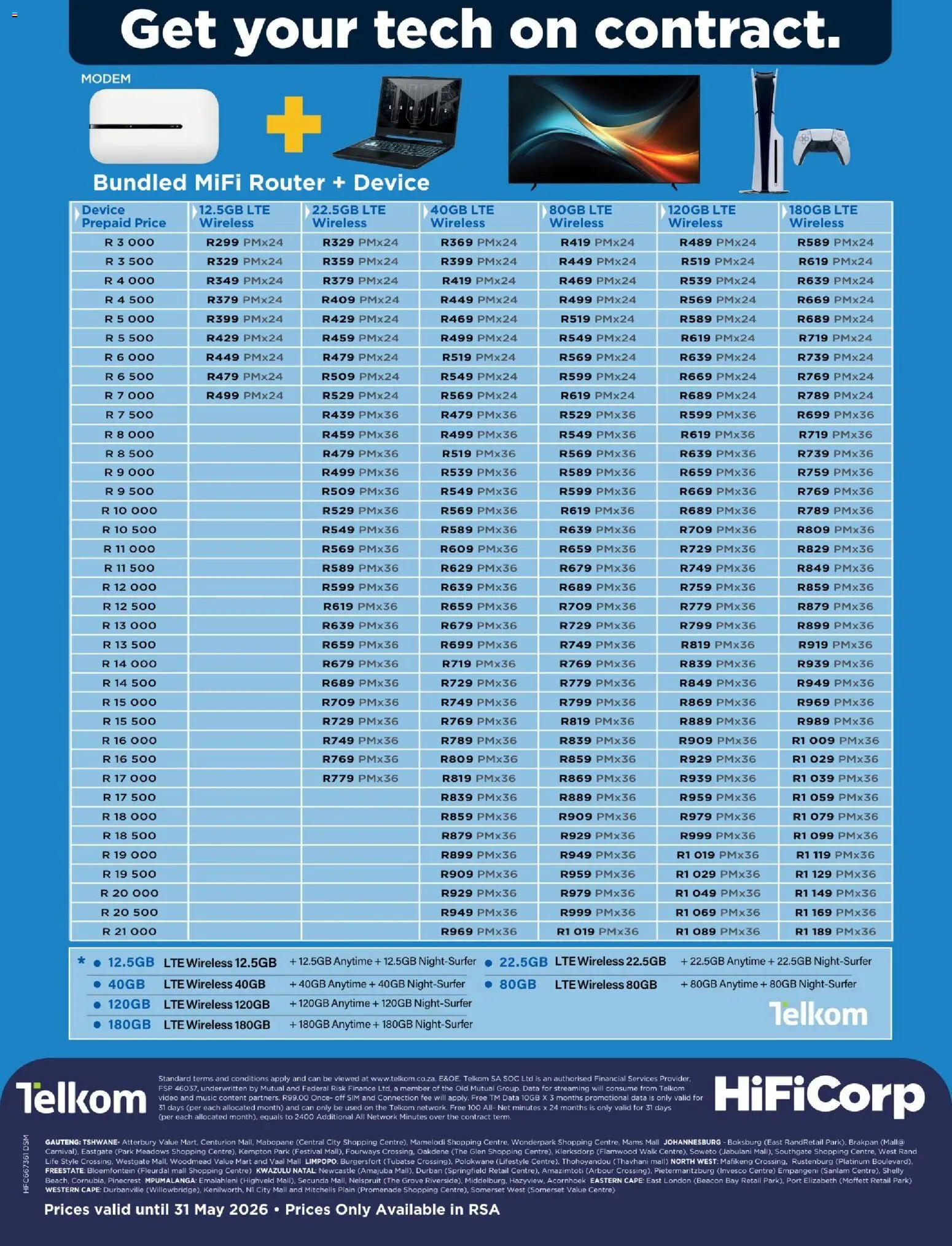 New HiFi Corp catalogue – valid from 01.05.2026 | Page: 4 | Products: Data, Sim, Router