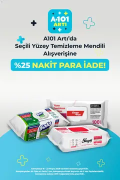 16.05.2026 tarihinden itibaren geçerli olan A101 kataloğu önizlemesi