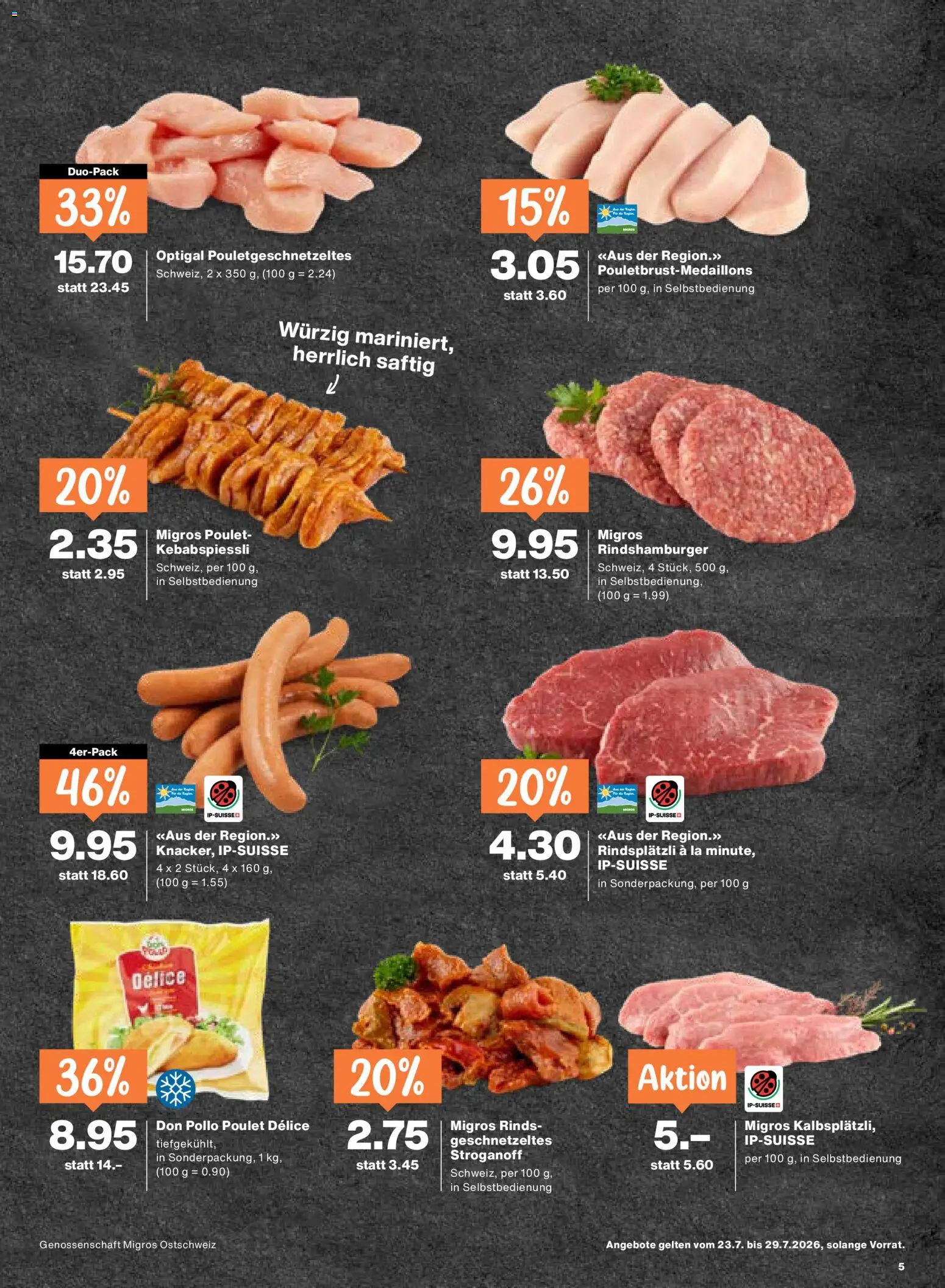 Migros aktionen – gültig ab 23.07.2026 | Seite: 5