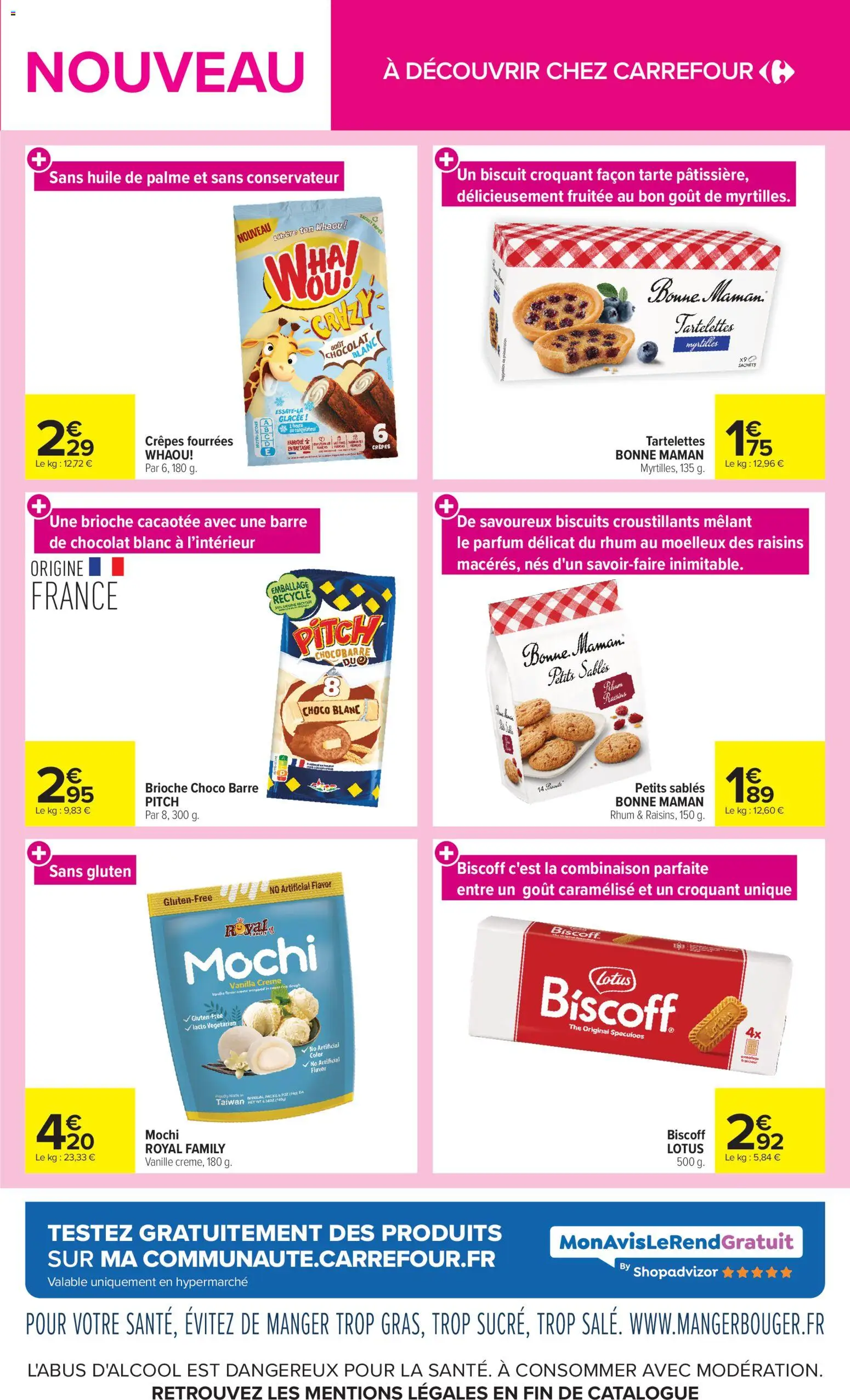{H1} | Page: 5 | Produits: Vanille, Rhum, Huile, Chocolat