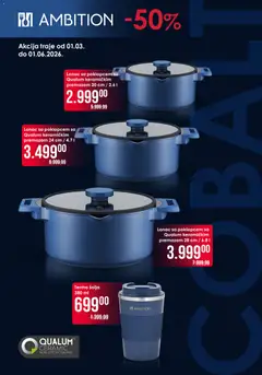 Univerexport katalog Specijalna linija Cobalt posuđa - pregled Univerexport kataloga - važi od 01.03.2026 | Strana: 1