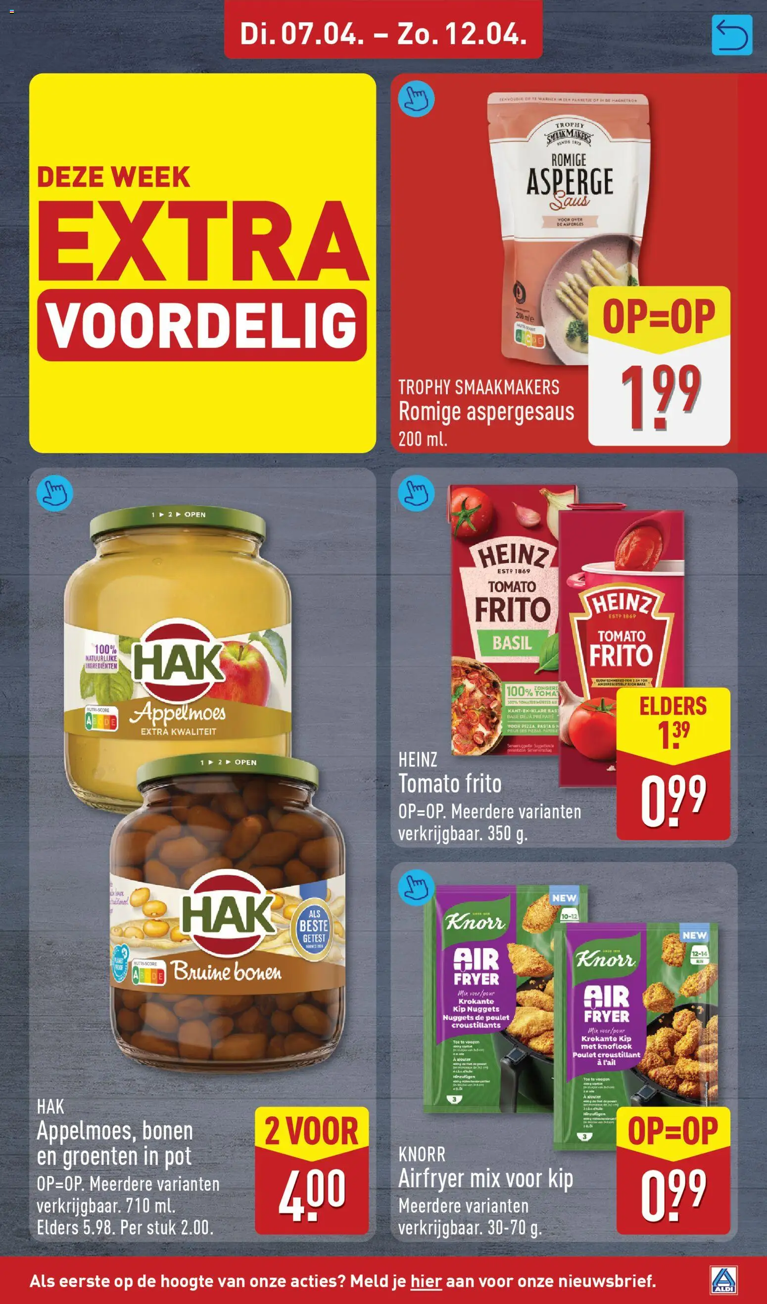 {H1} | Pagina: 9 | Producten: Pot, Saus, Kip, Knoflook