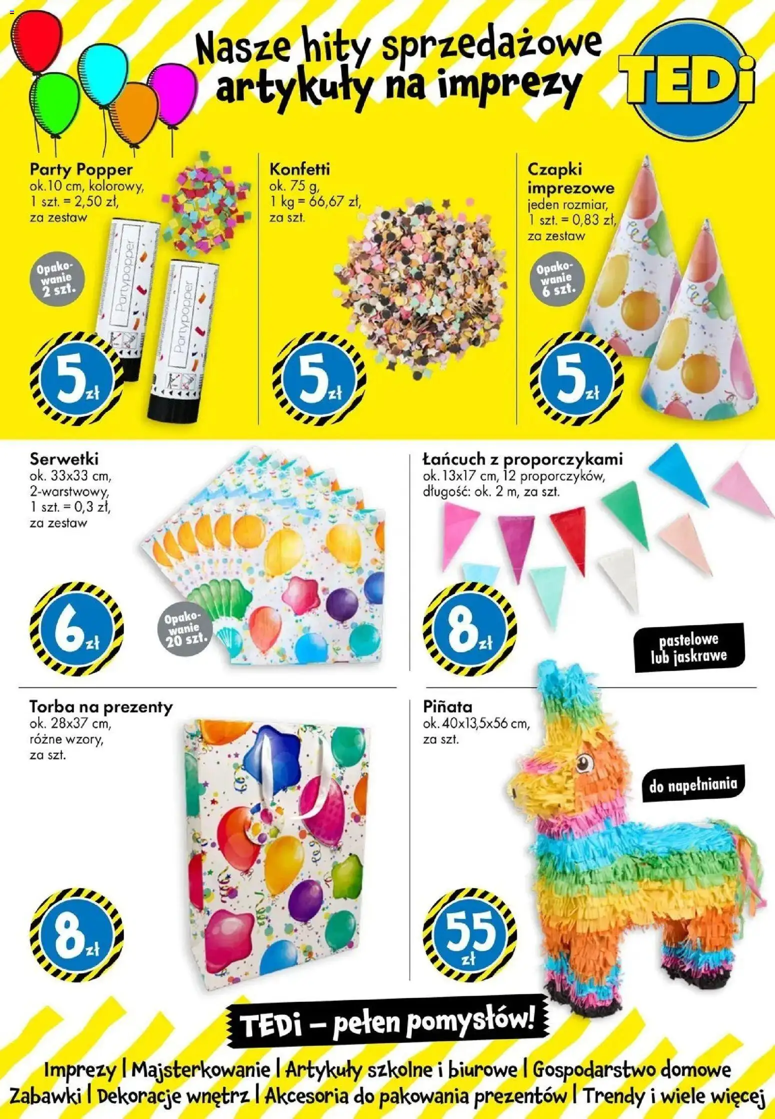 TEDi gazetka - Ostrów Wielkopolski od 11.09.2026 | Strona: 16 | Produkty: Zabawki, Dekoracje, Serwetki, Artykuły szkolne